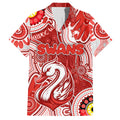 Personalised NAIDOC Week 2024 Sydney Swans Hawaiian Shirt Australian Aboriginal Hand Painting