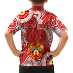 Personalised NAIDOC Week 2024 Sydney Swans Hawaiian Shirt Australian Aboriginal Hand Painting