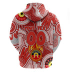Personalised NAIDOC Week 2024 Sydney Swans Hoodie Australian Aboriginal Hand Painting