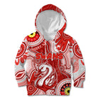 Personalised NAIDOC Week 2024 Sydney Swans Kid Hoodie Australian Aboriginal Hand Painting