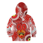 Personalised NAIDOC Week 2024 Sydney Swans Kid Hoodie Australian Aboriginal Hand Painting
