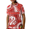 Personalised NAIDOC Week 2024 Sydney Swans Kid Polo Shirt Australian Aboriginal Hand Painting