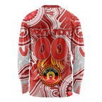 Personalised NAIDOC Week 2024 Sydney Swans Long Sleeve Shirt Australian Aboriginal Hand Painting