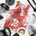 Personalised NAIDOC Week 2024 Sydney Swans Men Tank Top Australian Aboriginal Hand Painting