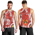 Personalised NAIDOC Week 2024 Sydney Swans Men Tank Top Australian Aboriginal Hand Painting