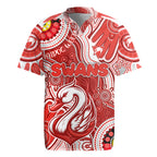 Personalised NAIDOC Week 2024 Sydney Swans Rugby Jersey Australian Aboriginal Hand Painting