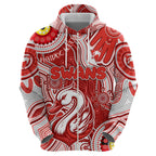 Personalised NAIDOC Week 2024 Sydney Swans Zip Hoodie Australian Aboriginal Hand Painting