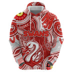 Personalised NAIDOC Week 2024 Sydney Swans Zip Hoodie Australian Aboriginal Hand Painting