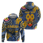 Personalised NAIDOC Week 2024 West Coast Eagles Hoodie Australian Aboriginal Hand Painting