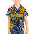 Personalised NAIDOC Week 2024 West Coast Eagles Kid Hawaiian Shirt Australian Aboriginal Hand Painting