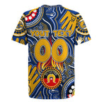 Personalised NAIDOC Week 2024 West Coast Eagles Rugby Jersey Australian Aboriginal Hand Painting
