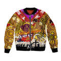 Personalised Broncos ANZAC Day Bomber Jacket Aboriginal Rising Sun