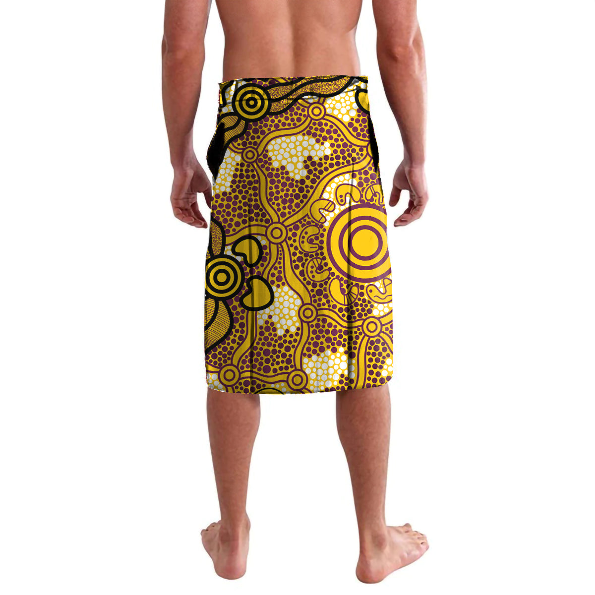Personalised Broncos ANZAC Day Lavalava Aboriginal Rising Sun