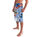 Personalised Bulldogs ANZAC Day Lavalava Aboriginal Rising Sun