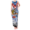 Personalised Bulldogs ANZAC Day Tank Maxi Dress Aboriginal Rising Sun