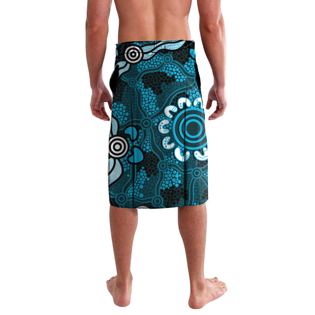 Personalised Sharks ANZAC Day Lavalava Aboriginal Rising Sun