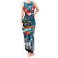 Personalised Sharks ANZAC Day Tank Maxi Dress Aboriginal Rising Sun