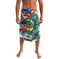 Personalised Titans ANZAC Day Lavalava Aboriginal Rising Sun