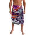 Personalised Eagles ANZAC Day Lavalava Aboriginal Rising Sun