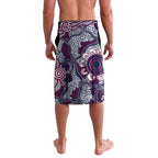 Personalised Eagles ANZAC Day Lavalava Aboriginal Rising Sun