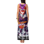 Personalised Eagles ANZAC Day Tank Maxi Dress Aboriginal Rising Sun