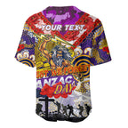 Personalised Storm ANZAC Day Baseball Jersey Aboriginal Rising Sun
