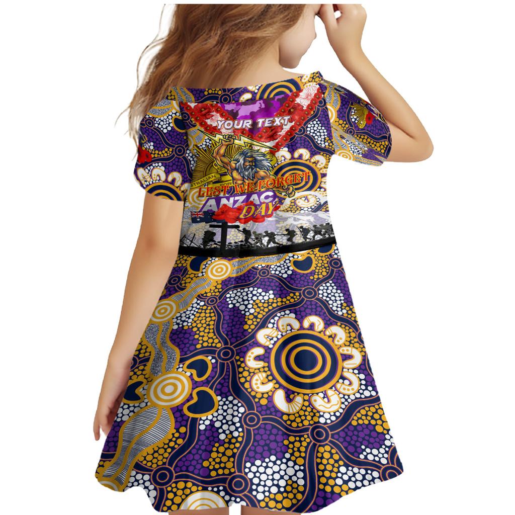 Personalised Storm ANZAC Day Family Matching Mermaid Dress and Hawaiian Shirt Aboriginal Rising Sun