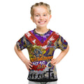Personalised Storm ANZAC Day Kid T Shirt Aboriginal Rising Sun