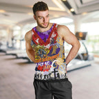 Personalised Storm ANZAC Day Men Tank Top Aboriginal Rising Sun