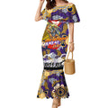 Personalised Storm ANZAC Day Mermaid Dress Aboriginal Rising Sun