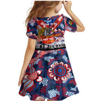 Personalised Knights ANZAC Day Family Matching Mermaid Dress and Hawaiian Shirt Aboriginal Rising Sun