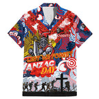 Personalised Knights ANZAC Day Family Matching Mermaid Dress and Hawaiian Shirt Aboriginal Rising Sun