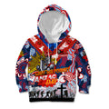Personalised Knights ANZAC Day Kid Hoodie Aboriginal Rising Sun