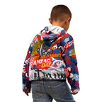 Personalised Knights ANZAC Day Kid Hoodie Aboriginal Rising Sun
