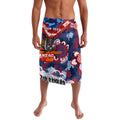 Personalised Knights ANZAC Day Lavalava Aboriginal Rising Sun