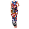 Personalised Knights ANZAC Day Tank Maxi Dress Aboriginal Rising Sun