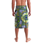 Personalised Eels ANZAC Day Lavalava Aboriginal Rising Sun