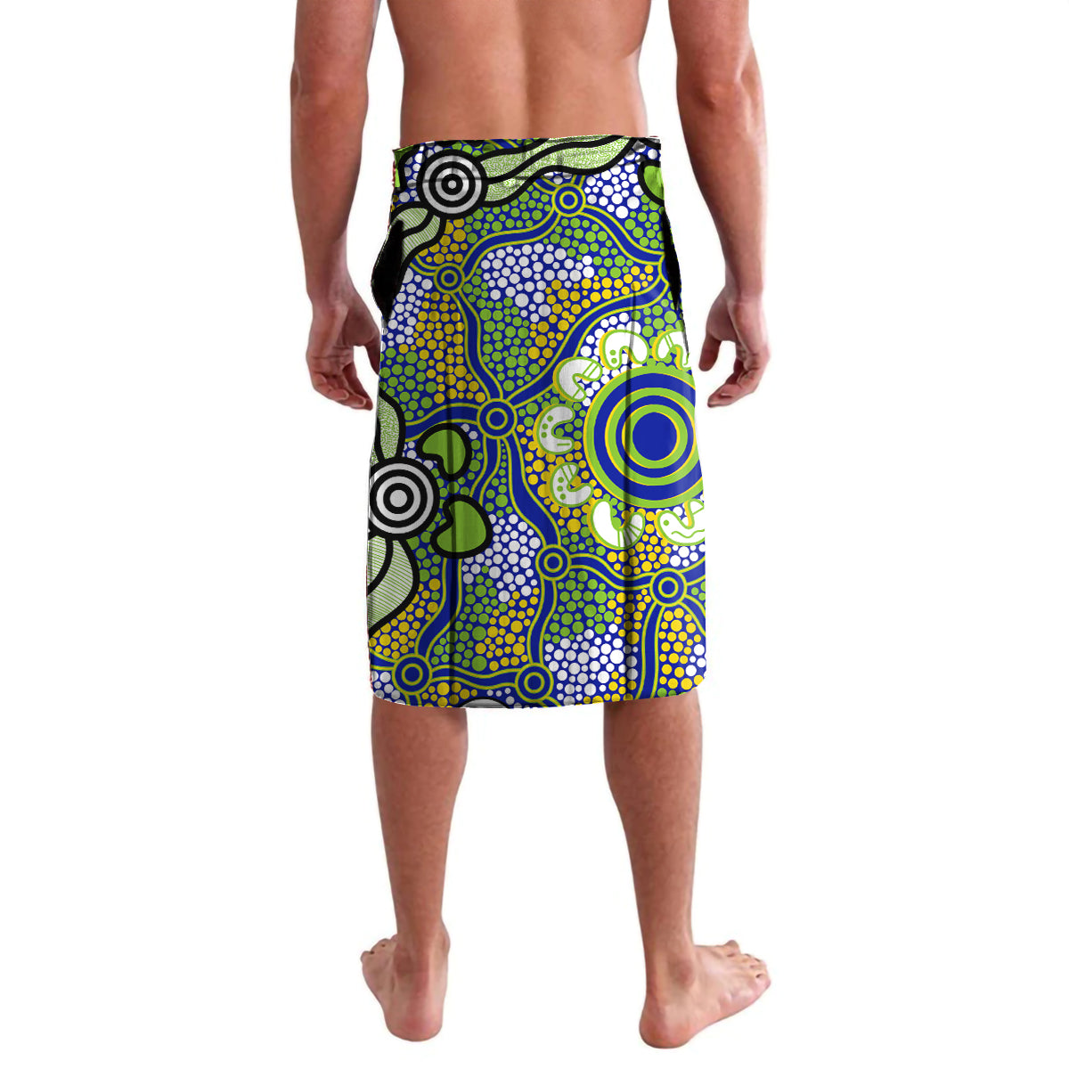 Personalised Eels ANZAC Day Lavalava Aboriginal Rising Sun