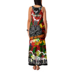 Personalised Panthers ANZAC Day Family Matching Tank Maxi Dress and Hawaiian Shirt Aboriginal Rising Sun