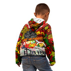 Personalised Panthers ANZAC Day Kid Hoodie Aboriginal Rising Sun