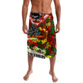 Personalised Panthers ANZAC Day Lavalava Aboriginal Rising Sun