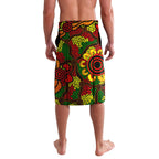 Personalised Panthers ANZAC Day Lavalava Aboriginal Rising Sun