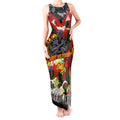 Personalised Panthers ANZAC Day Tank Maxi Dress Aboriginal Rising Sun