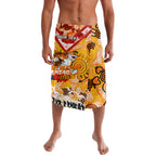 Personalised Tigers ANZAC Day Lavalava Aboriginal Rising Sun