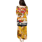 Personalised Tigers ANZAC Day Puletasi Aboriginal Rising Sun