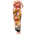 Personalised Tigers ANZAC Day Tank Maxi Dress Aboriginal Rising Sun