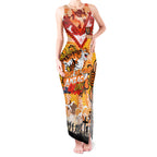 Personalised Tigers ANZAC Day Tank Maxi Dress Aboriginal Rising Sun
