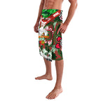 Personalised Rabbitohs ANZAC Day Lavalava Aboriginal Rising Sun