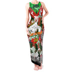 Personalised Rabbitohs ANZAC Day Tank Maxi Dress Aboriginal Rising Sun
