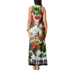 Personalised Rabbitohs ANZAC Day Tank Maxi Dress Aboriginal Rising Sun
